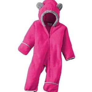 Columbia Tiny Bear Fleece Bunting 12-18 mo.